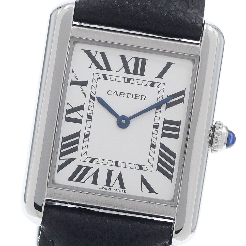 カルティエ CARTIER WSTA0030 タンクソロ クォーツ レディース 美品 _962124