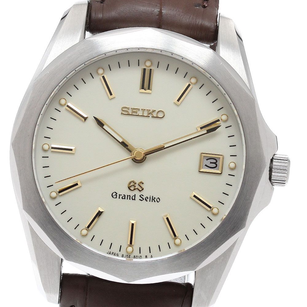 セイコー SEIKO 8J56-8010/SBGF007 グランドセイコー デイト クォーツ メンズ 良品 _961280
