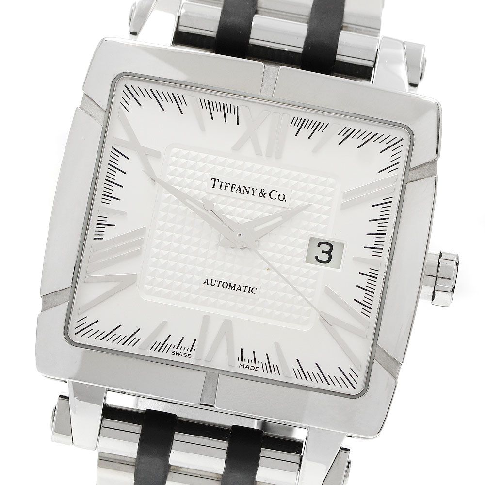 ティファニー TIFFANY&Co. Z1100.70.12A21A00A アトラス ジェント スクエア デイト 自動巻き メンズ _950216