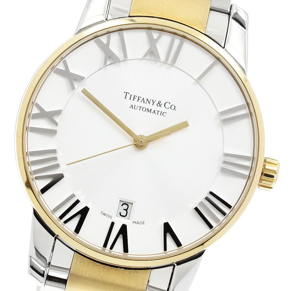 ティファニー TIFFANY&Co. Z1800.68.15A21A00A アトラスドーム デイト 自動巻き メンズ _960318