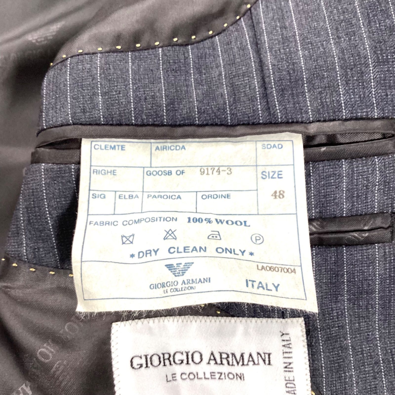 Giorgio Armani le collezioni ジョルジオアルマーニ スーツ