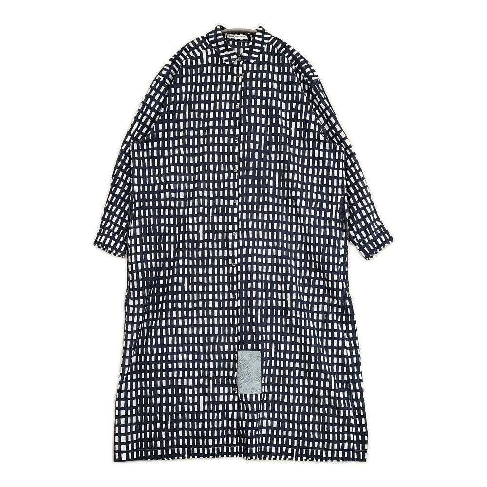 ミナペルホネン mina perhonen piazza ワンピース 38 mina perhonen ai3118 sora check 定価79200円 コットン 日本製 サイズ