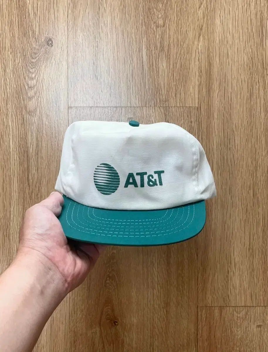 韓国国内唯一 80s Made USA at&t ヴィンテージ ツートン ボールキャップ 1
