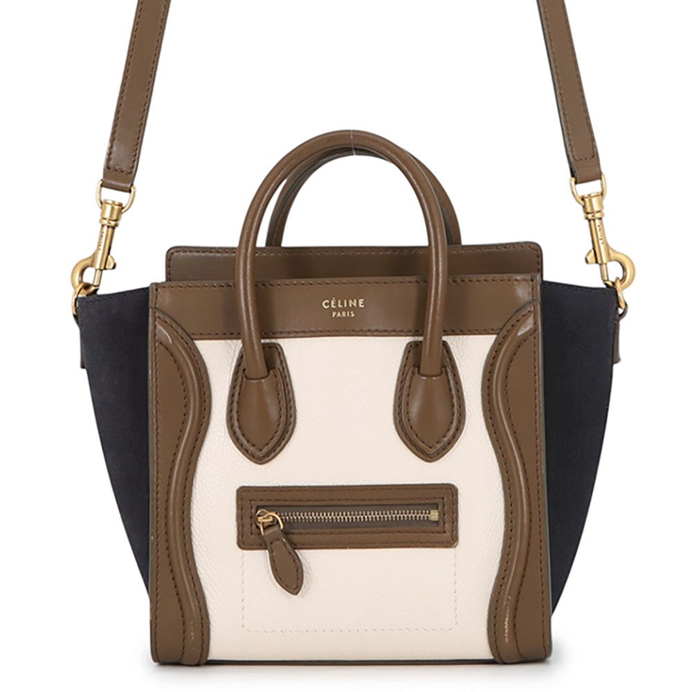 セリーヌ ハンドバッグ ラゲージ ナノショッパー 168243 CELINE バッグ 2wayショルダーバッグ