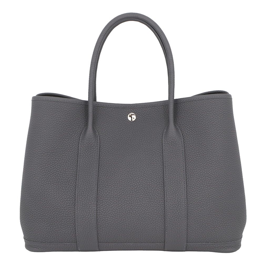 エルメス トートバッグ ガーデンパーティPM グリメイヤー/シルバー金具 ネゴンダ K刻印
