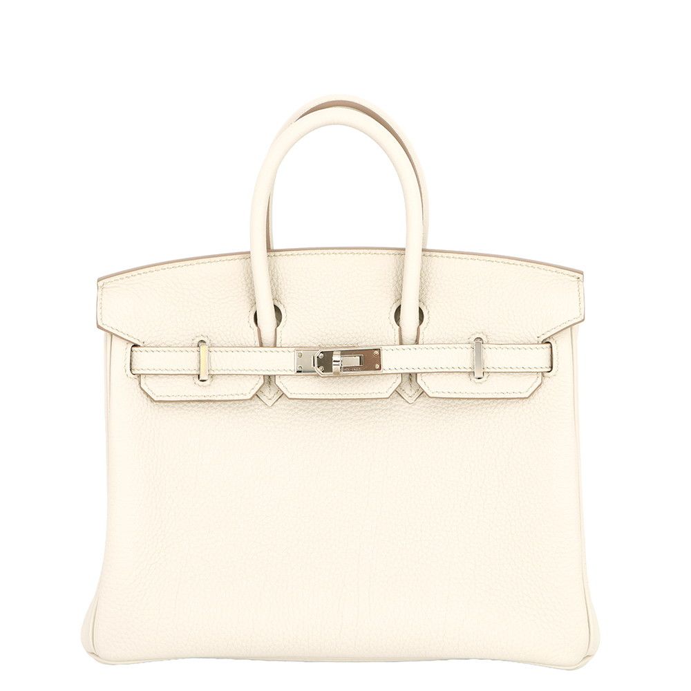 エルメス バーキン25 ベトン/シルバー金具 トゴ C刻印 HERMES Birkin ハンドバッグ