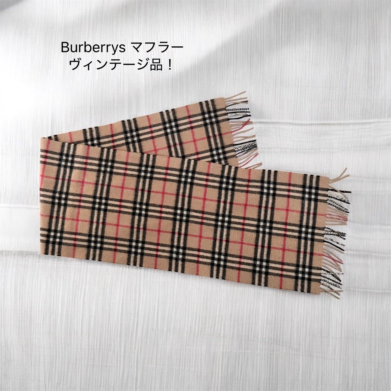 ヴィンテージ/極美品】Burberrys バーバリーズ ノバチェック マフラー