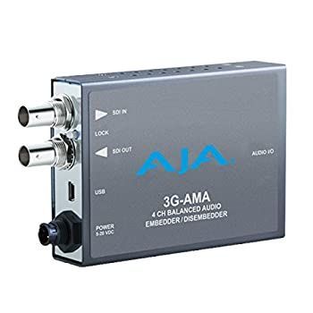 AJA 3G-SDI 4チャンネル アナログバランスオーディオエンベダー/ディメンバーダー ミニコンバーター