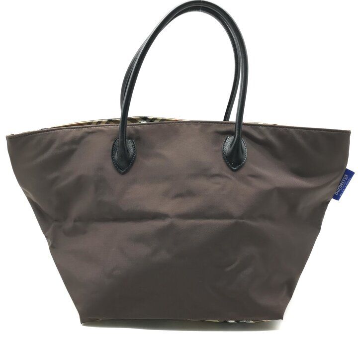 美品 BURBERRY バーバリー ブルーレーベル ノバ チェック ハンド