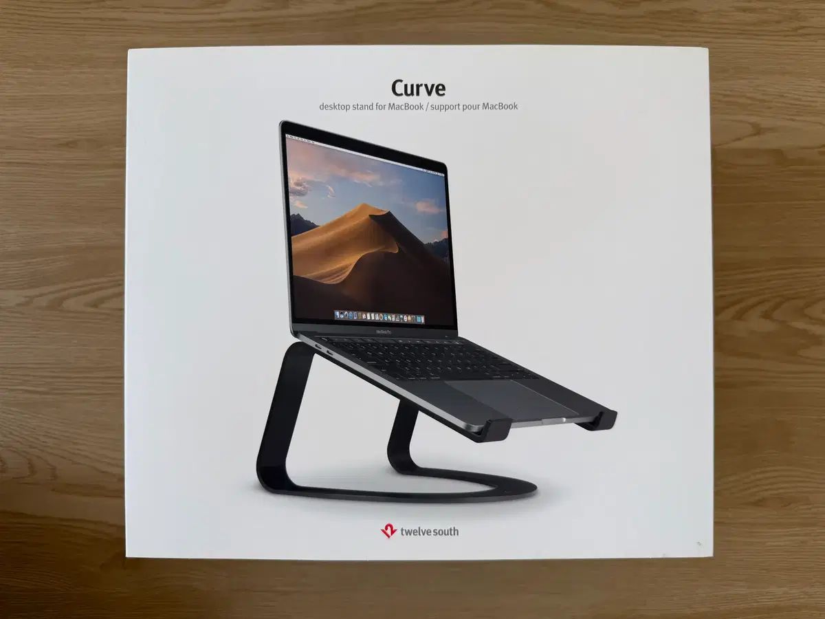 トゥエルブ・サウス Curve Flex マックブック ノートパソコン スタンド ダークグレイ 付属品完備