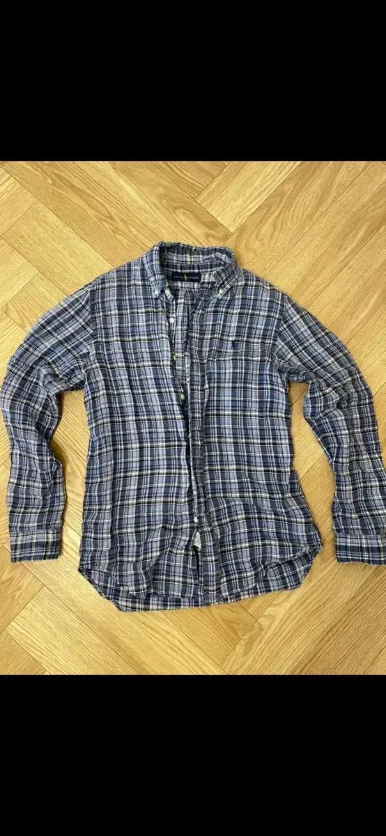 ポロラルフローレン リネン CHECK シャツ メンズ s