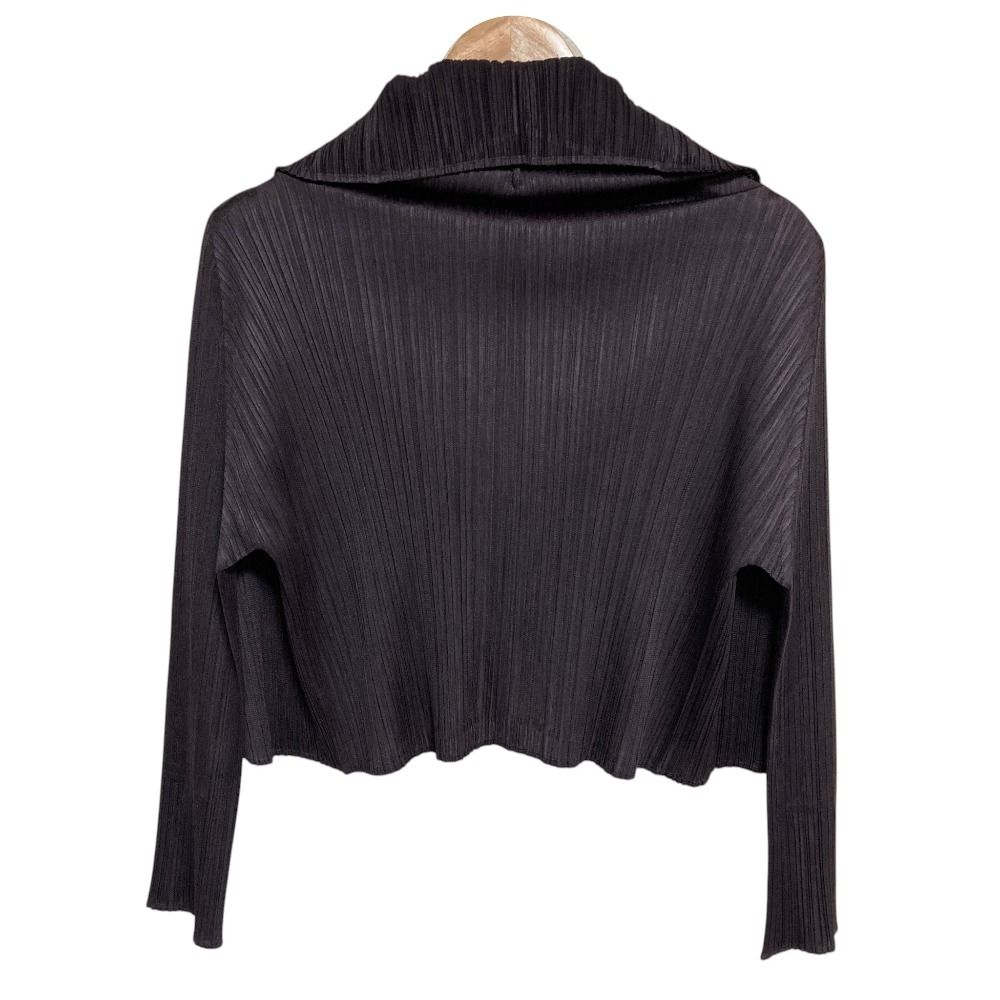 【美品】イッセイミヤケ　プリーツボレロジャケット 美品 PLEATS PLEASE ISSEY MIYAKE プリーツプリーズ イッセイミヤケ
