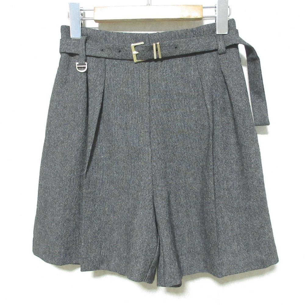 未使用 25AW FRAY I.D フレイアイディー Dリングショートパンツ FWFP254134 サイズ0 グレー レディース 古着 中古 USED