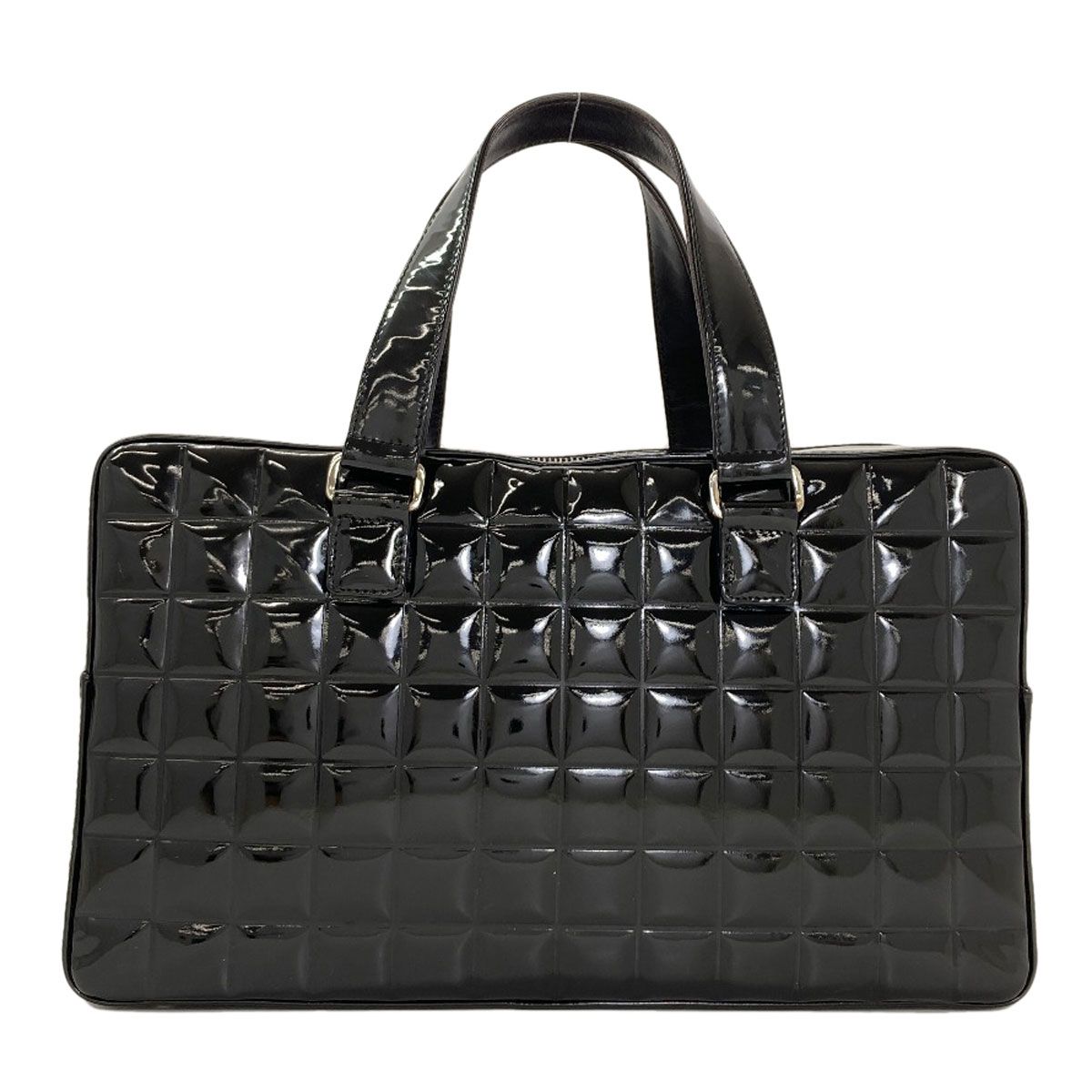 CHANEL シャネル チョコバー ココマーク シルバー金具 トートバッグ 