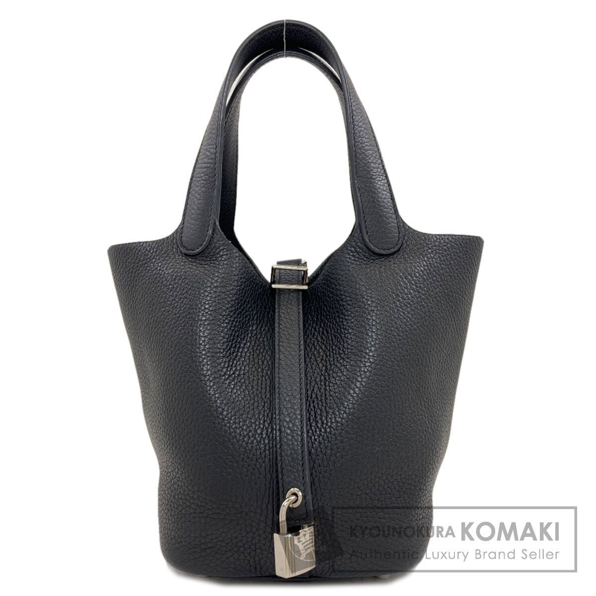 HERMES エルメス ピコタンロックPM シルバー金具 ハンドバッグ トリヨンクレマンス レディース [中古]