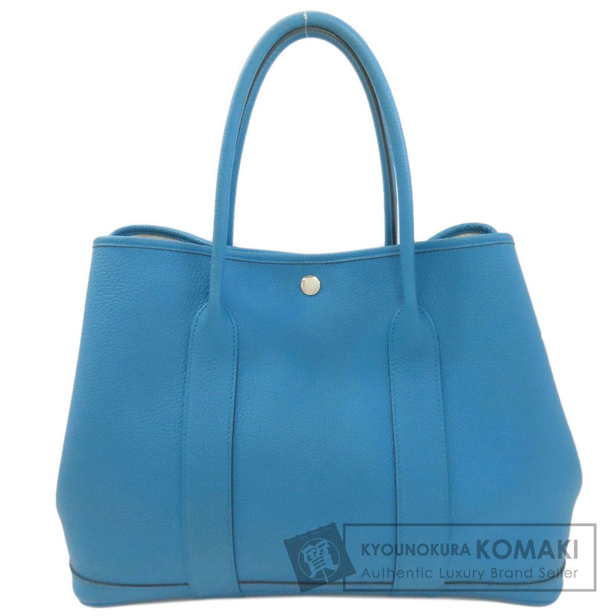 HERMES エルメス ガーデンパーティPM シルバー金具 ハンドバッグ ネゴンダ レディース [中古]