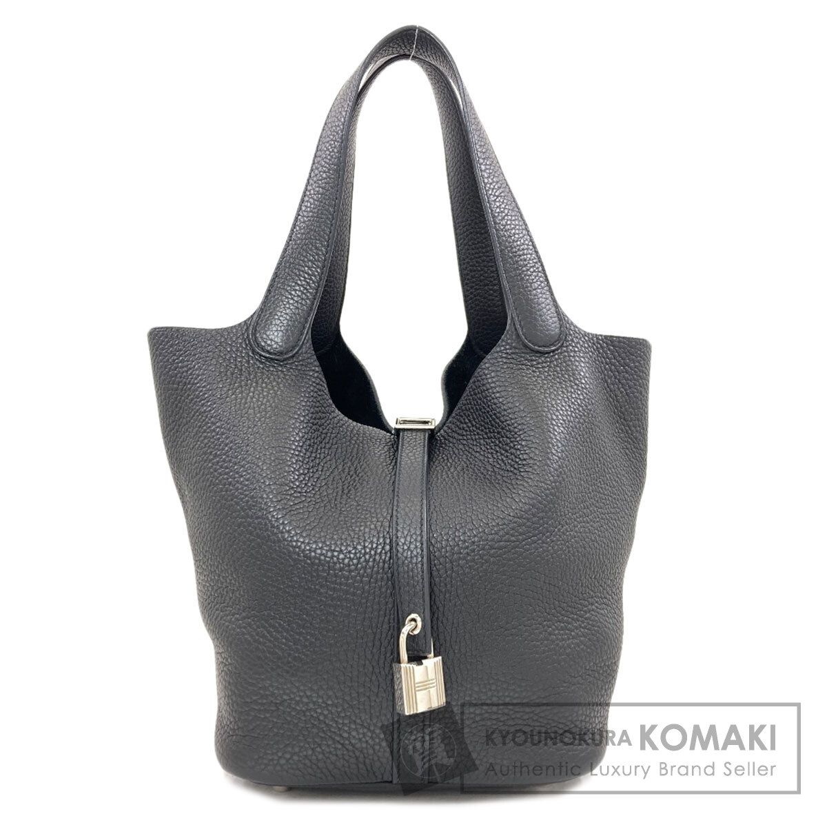 HERMES エルメス ピコタンロックMM シルバー金具 ハンドバッグ トリヨンクレマンス レディース [中古]