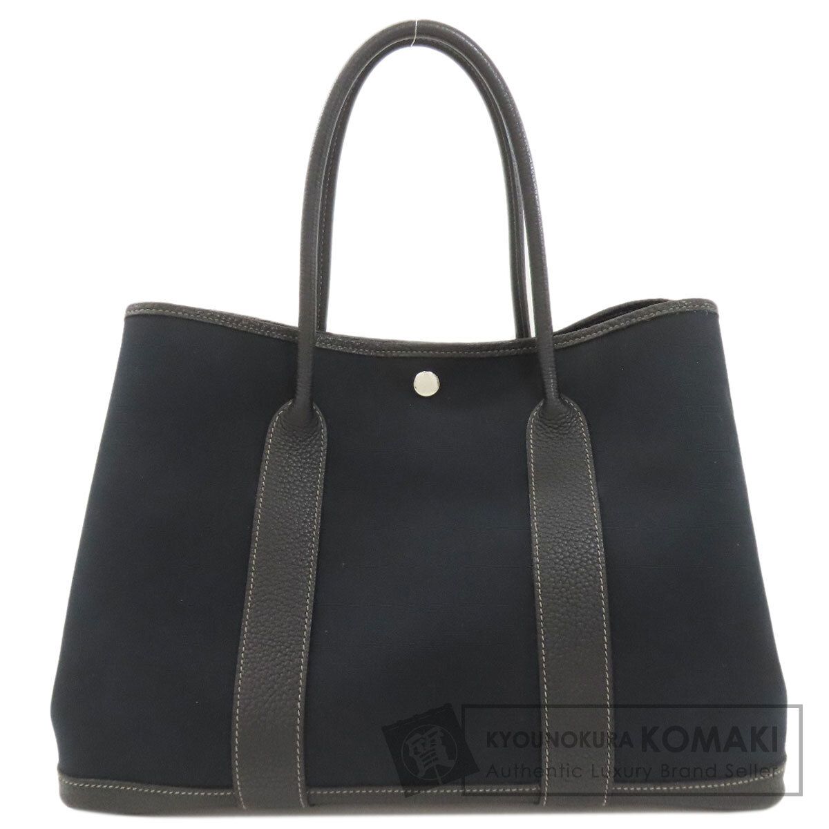 HERMES エルメス ガーデンパーティPM ハンドバッグ トワルオフィシェ レディース [中古]