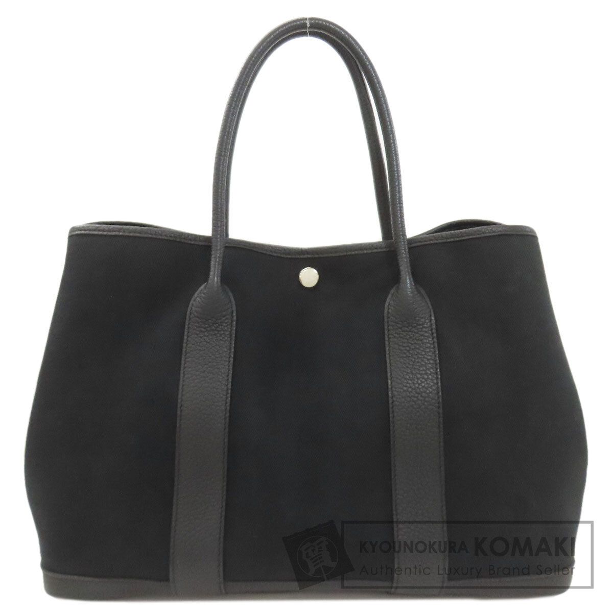 HERMES エルメス ガーデンパーティPM ハンドバッグ トワルオフィシェ レディース [中古]