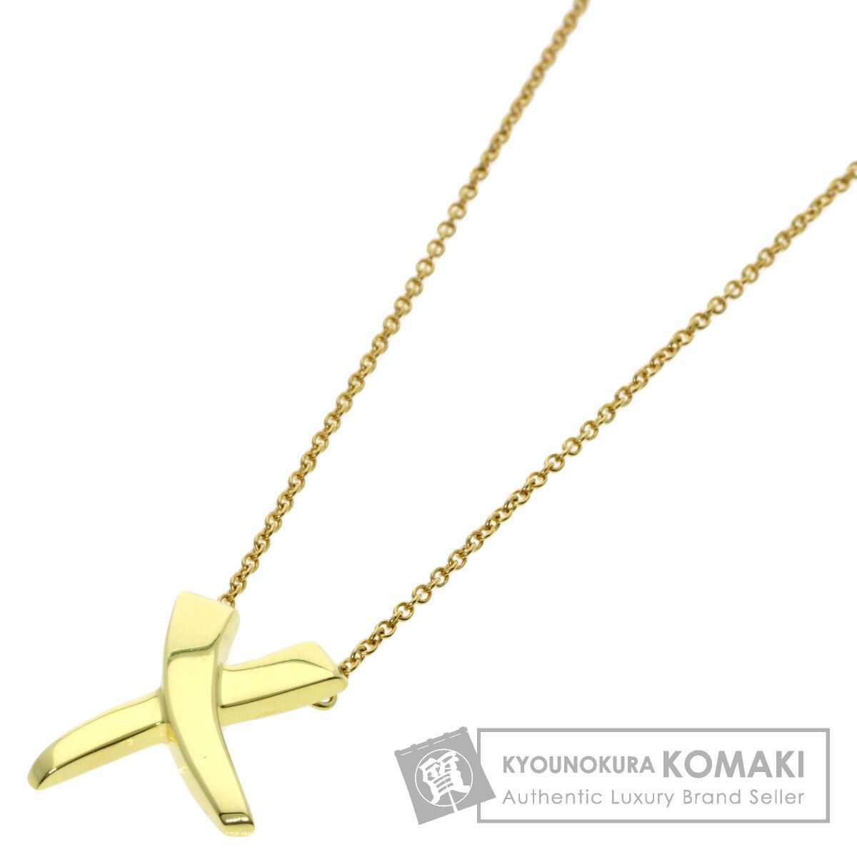 TIFFANY&Co. ティファニー キス ネックレス K18YG レディース [中古]