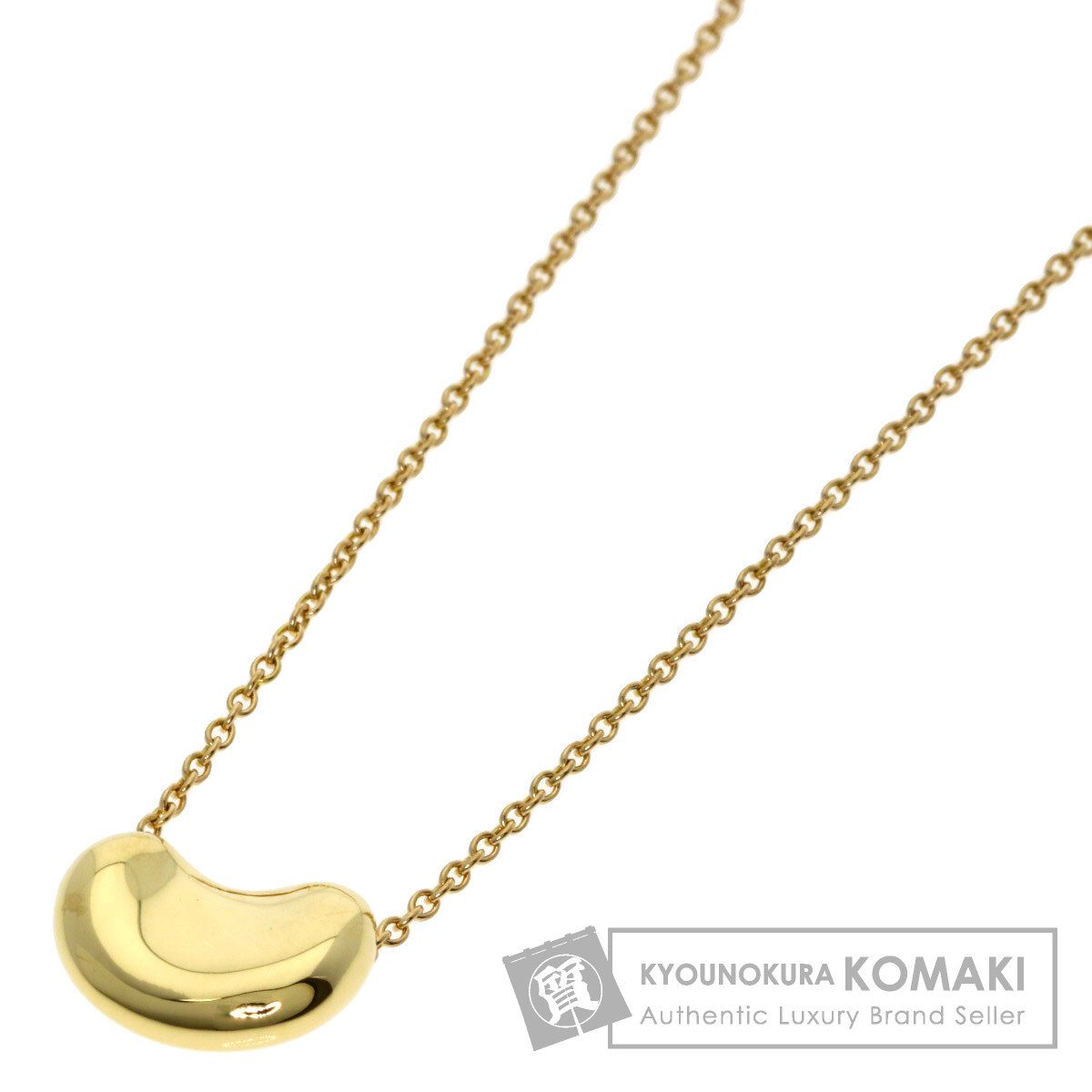 TIFFANY&Co. ティファニー ビーン ネックレス K18YG レディース [中古]