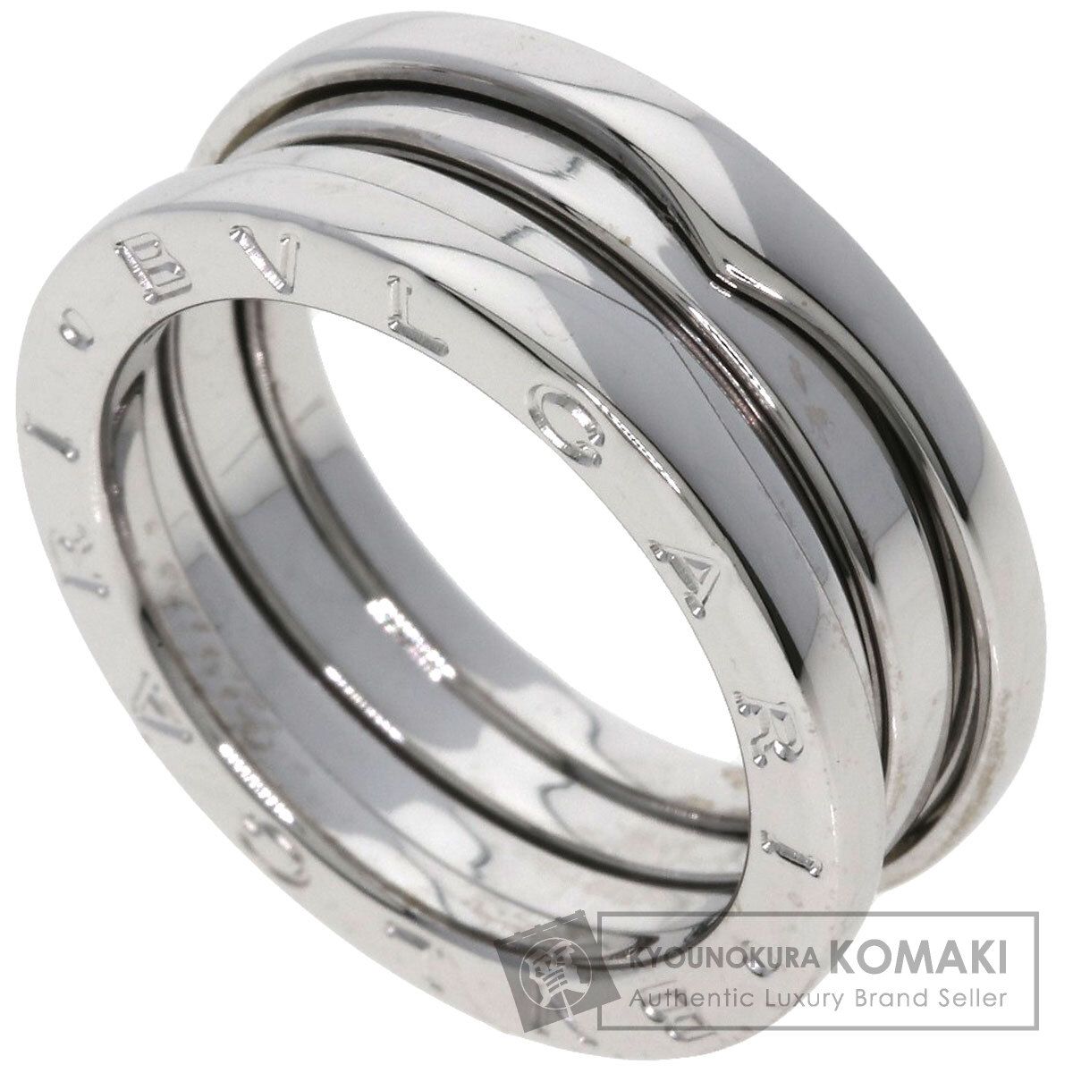 BVLGARI ブルガリ B-zero1 ビーゼロワン 2バンド #53 リング・指輪 K18WG レディース [中古]