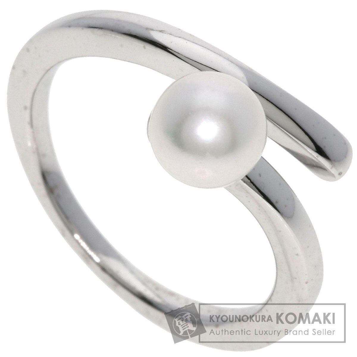 MIKIMOTO ミキモト ペルリータ パール 真珠 リング・指輪 K18WG レディース [中古]