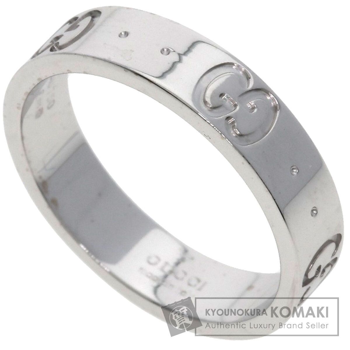 GUCCI グッチ アイコン #8 リング・指輪 K18WG レディース [中古]