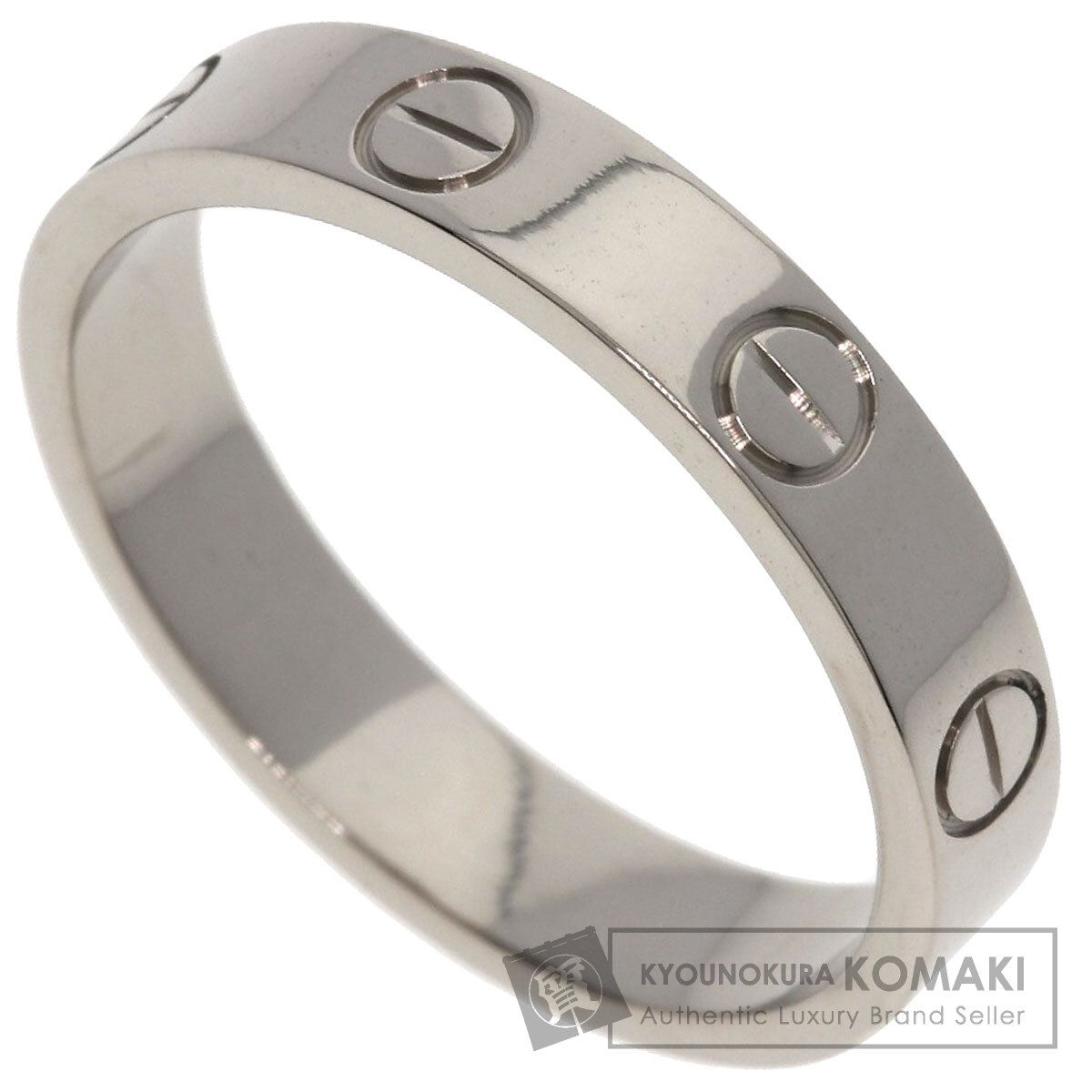 CARTIER カルティエ ミニ ラブリング #51 リング・指輪 K18WG レディース [中古]