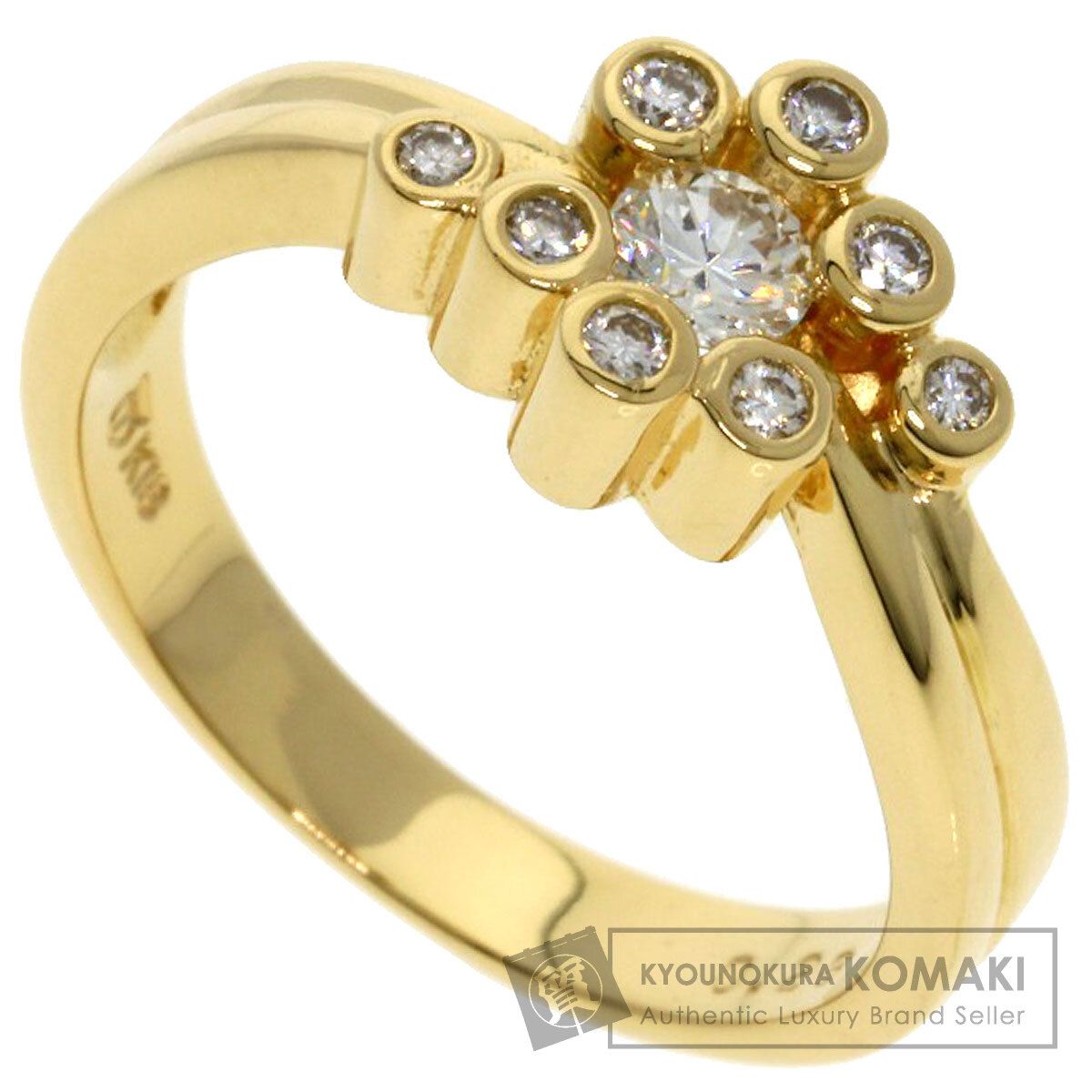 TASAKI タサキ パール 真珠 ダイヤモンド リング・指輪 K18YG レディース [中古]