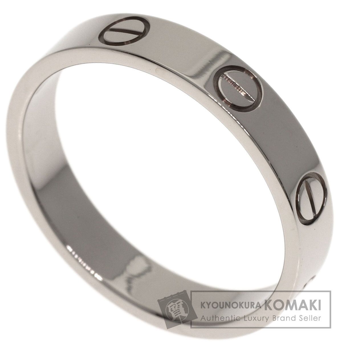 CARTIER カルティエ ミニ ラブリング #53 リング・指輪 K18WG レディース [中古]