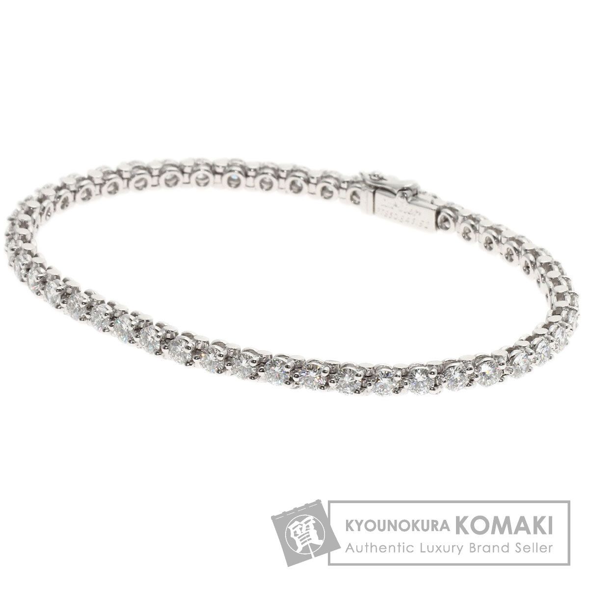 CARTIER カルティエ エッセンシャル ダイヤモンド ブレスレット PT950 レディース [中古]