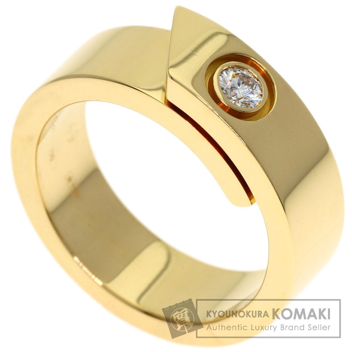 CARTIER カルティエ アニバーサリー ダイヤモンド #49 リング・指輪 K18YG レディース [中古]