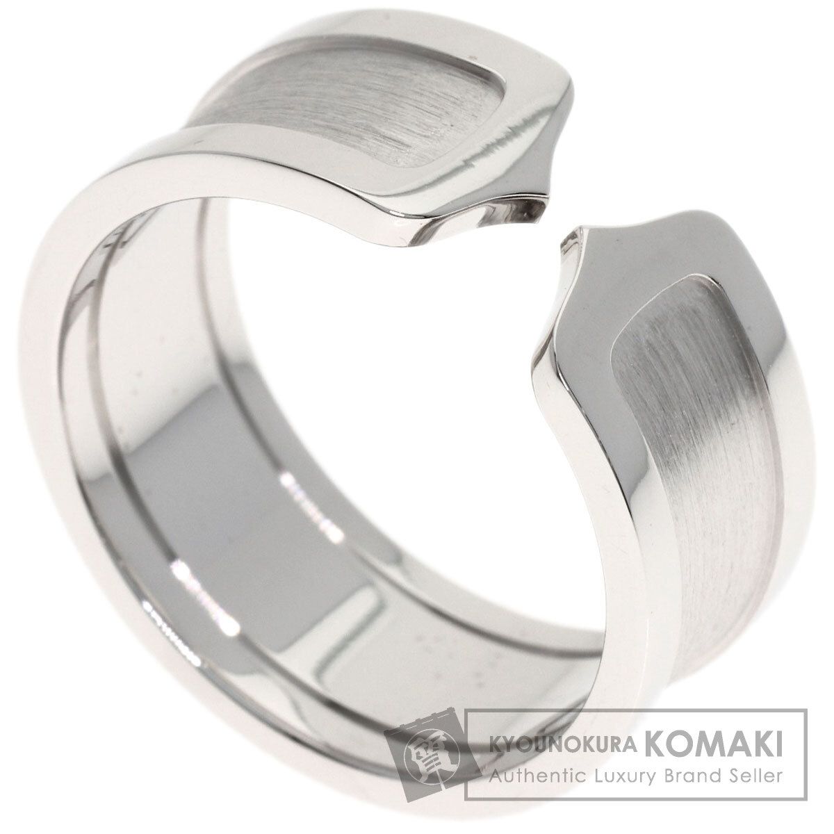 CARTIER カルティエ C2リング LM #67 リング・指輪 K18WG レディース [中古]