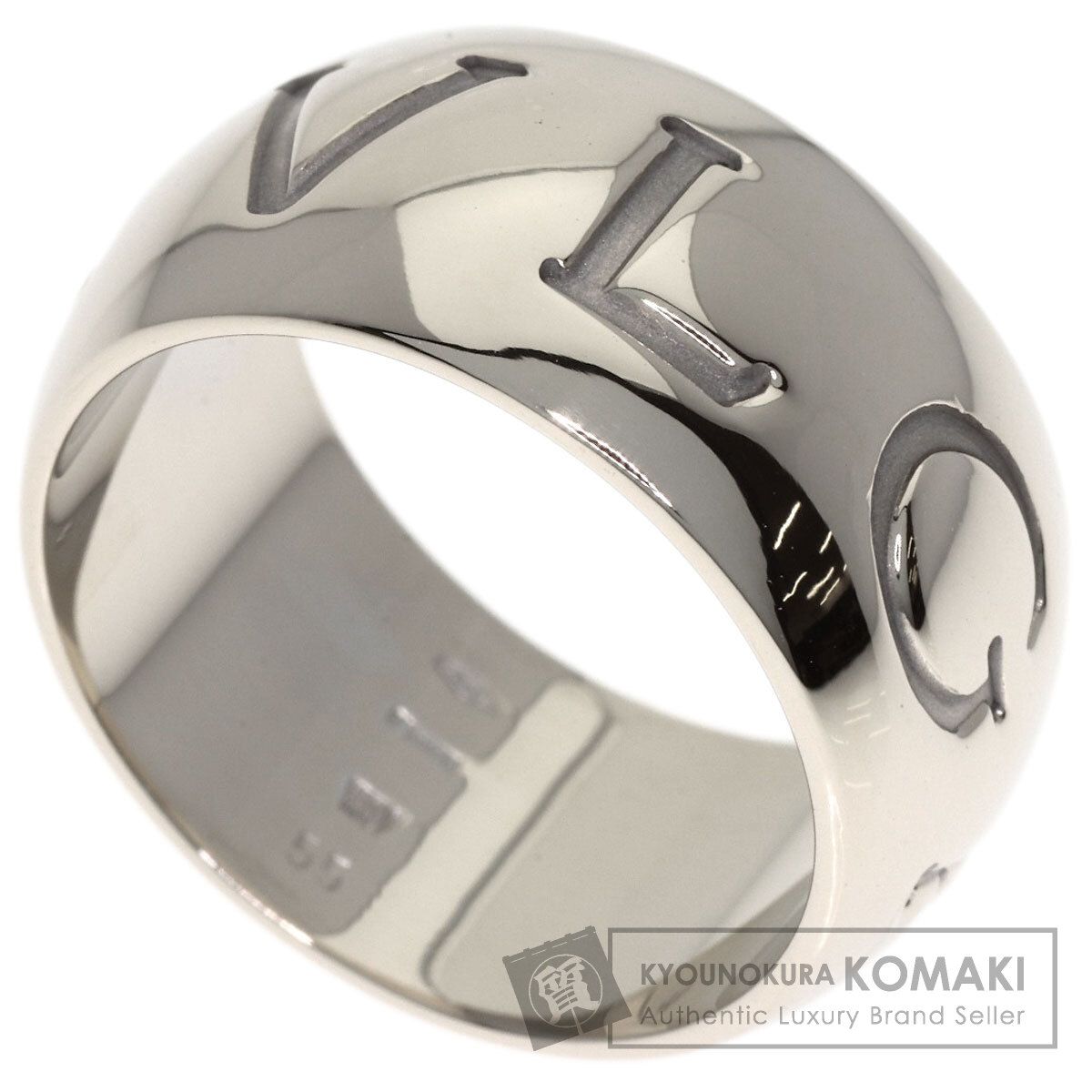 BVLGARI ブルガリ モノロゴ #55 リング・指輪 K18WG レディース [中古]