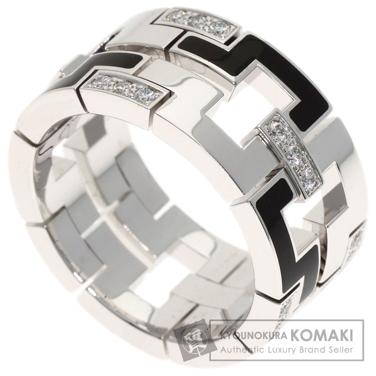 CARTIER カルティエ ドラゴン パドロック ダイヤモンド #57 リング・指輪 K18WG レディース [中古] 280,665円