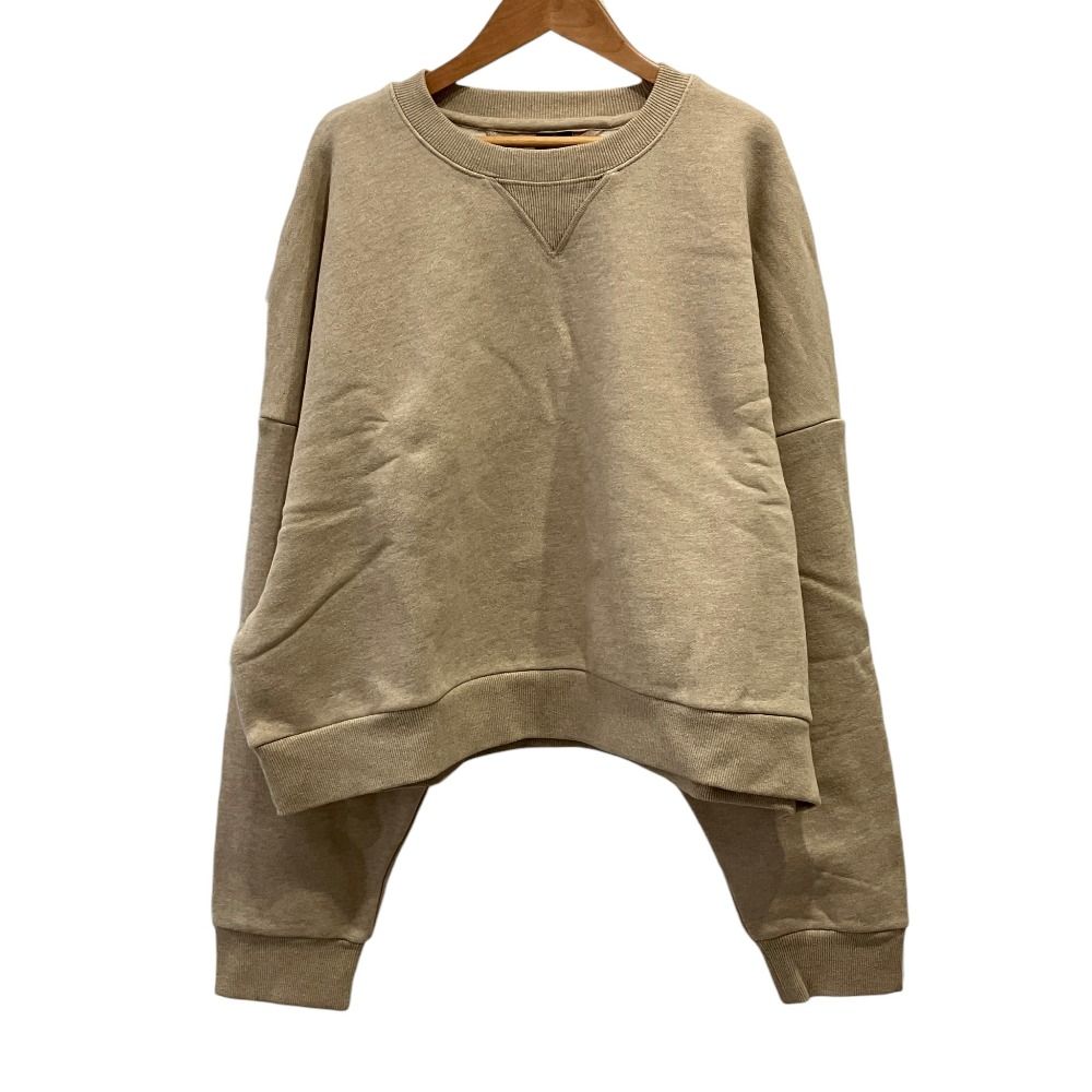 美品 26SS ENTIRE STUDIOS エンタイアスタジオ BOX CREW SWEAT スウェットトレーナー サイズS ベージュ レディース 古着 中古 USED