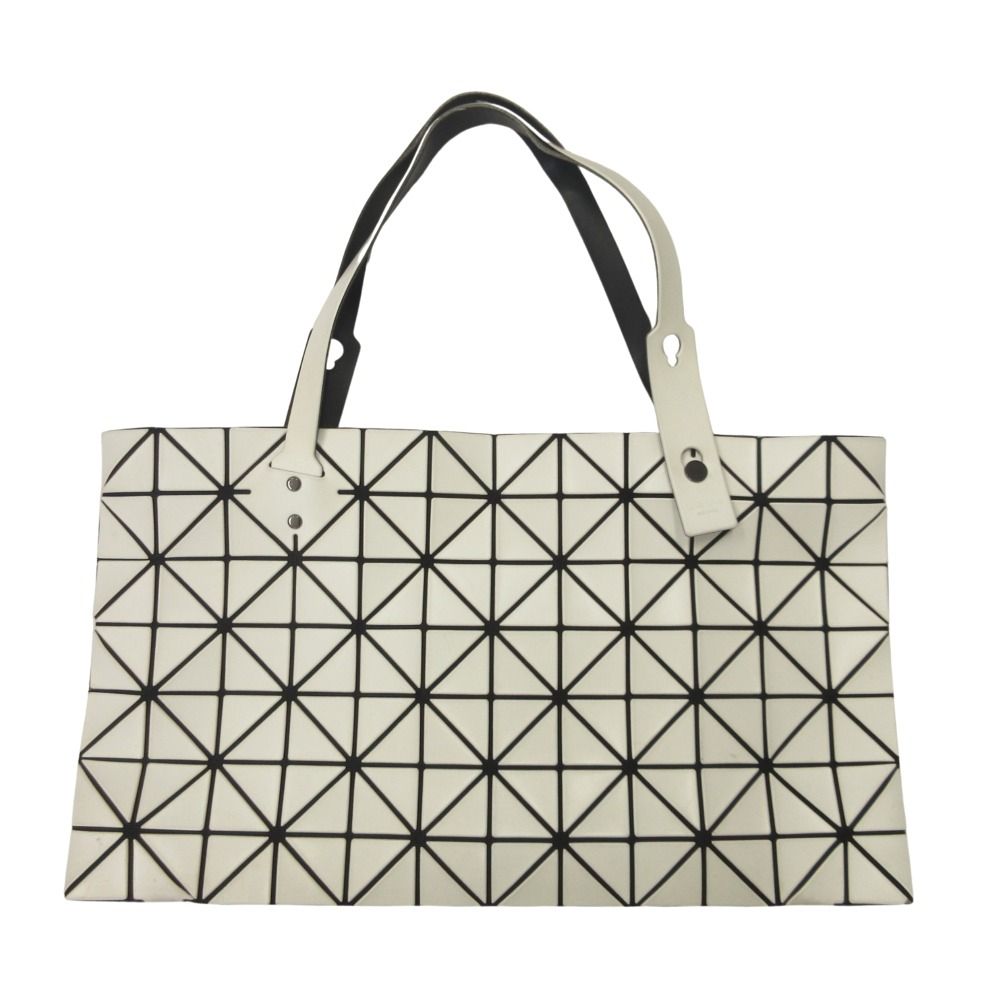 BAO BAO ISSEY MIYAKE バオバオイッセイミヤケ CARAT カラット トート ハンド バッグ 鞄 PVC 白 ホワイト メンズ レディース 古着 中古 USED