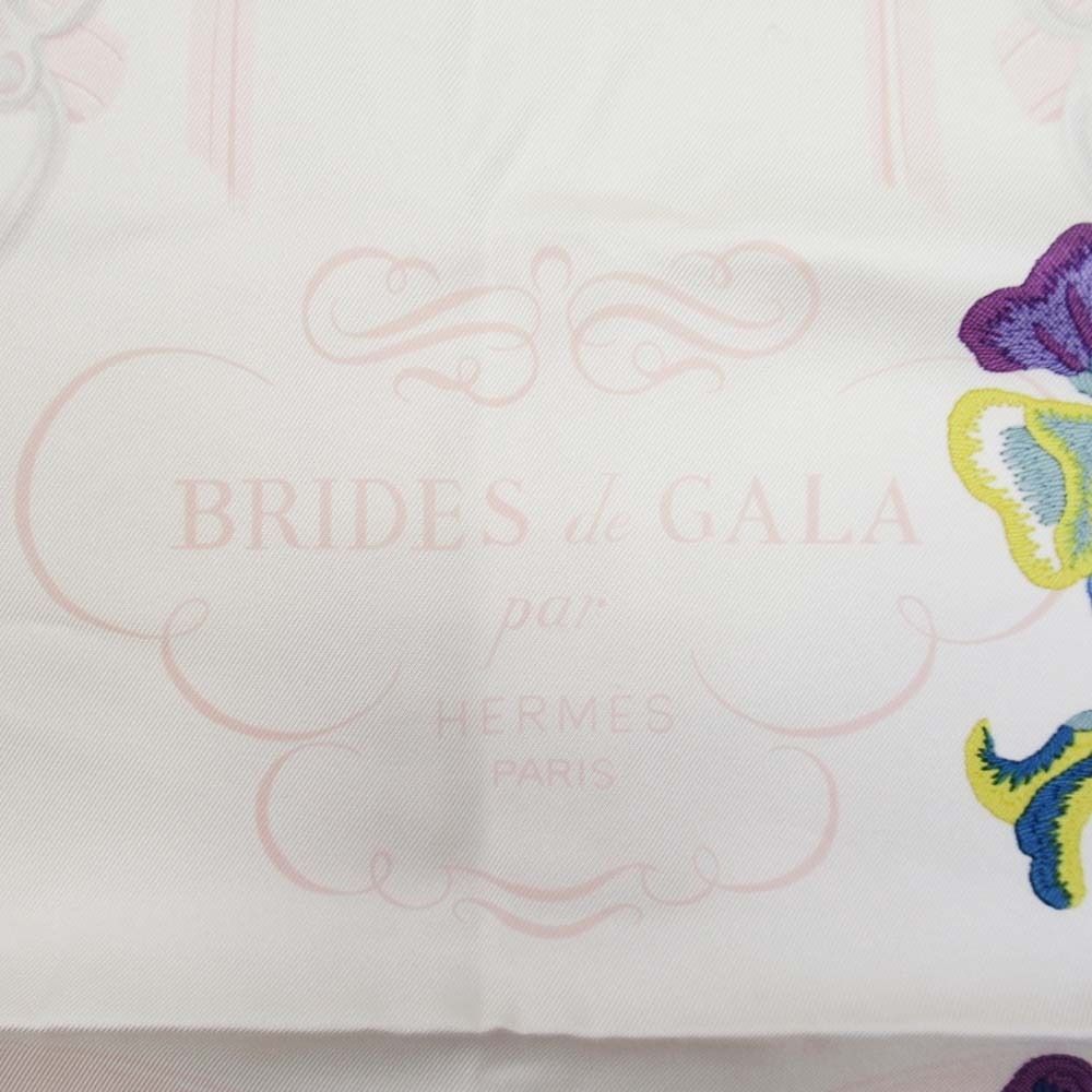 新品同様 HERMES エルメス BRIDES de GALA en Fleurs 式典用馬勒 カレ