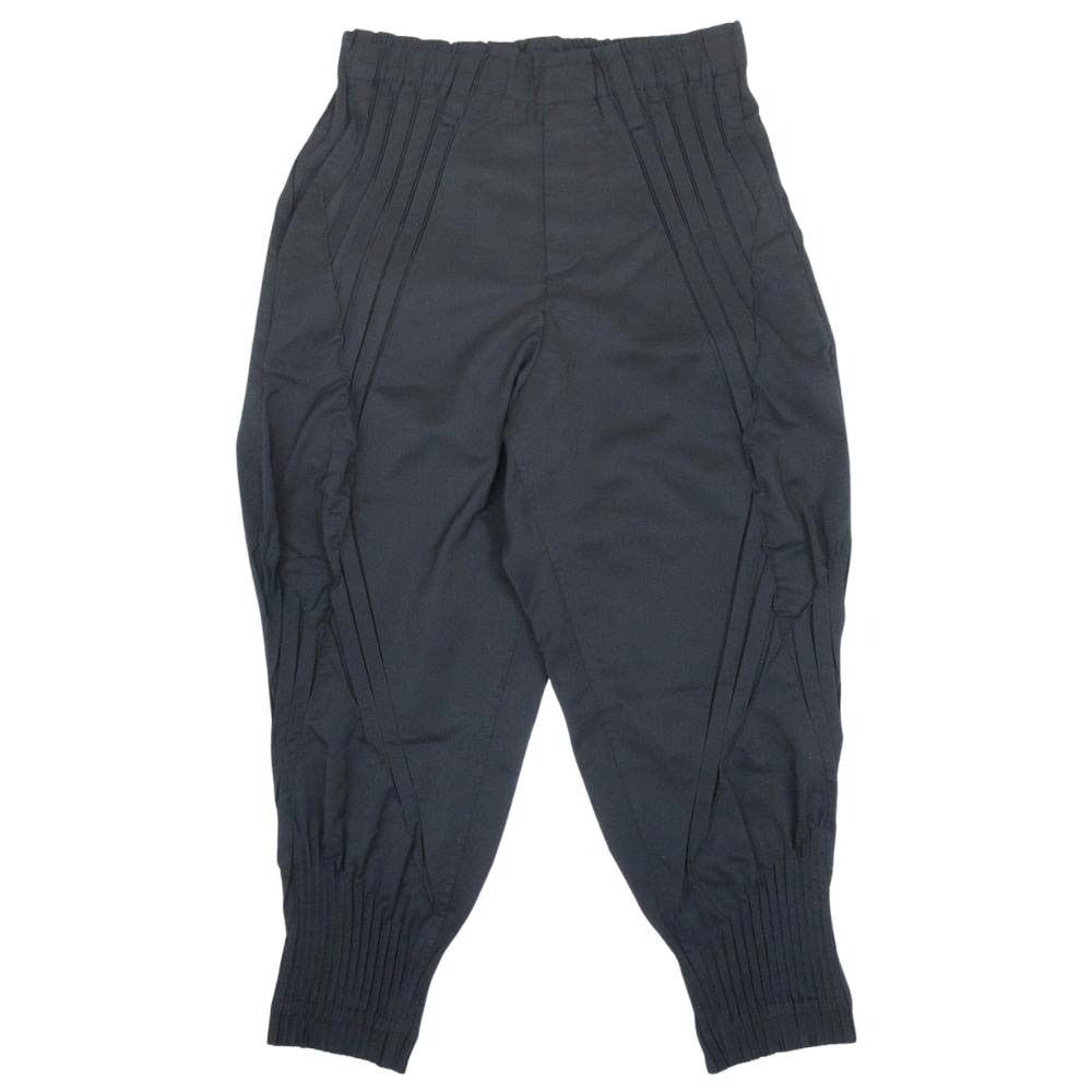 未使用 A-POC ABLE ISSEY MIYAKE エイポック エイブル イッセイミヤケ 22aw TYPE-S BASIC COLORS プリーツパンツ テーパード 2 ブラック メンズ 古着 中古 USED