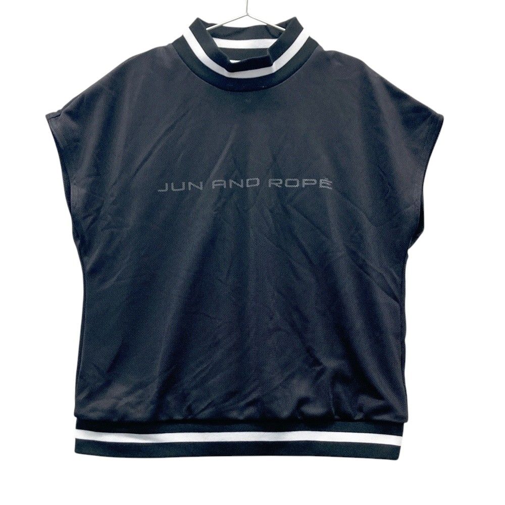 サイズ：M JUN&ROPE ジュン アンド ロペ メッシュ フレンチスリーブ 