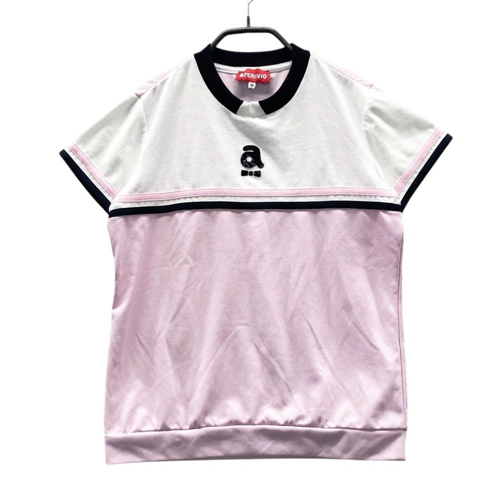サイズ：38 ARCHIVIO アルチビオ 半袖Tシャツ ピンク系 [240101695397] ゴルフウェア レディース ストスト