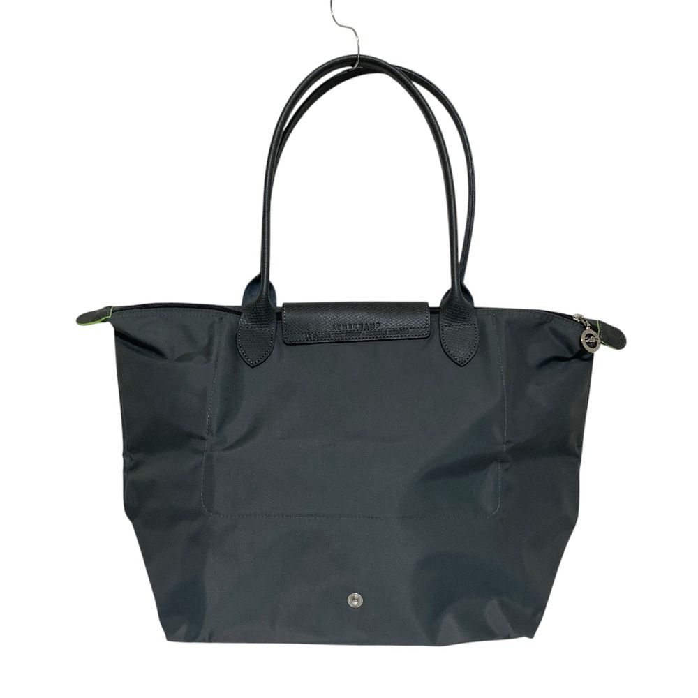 美品 LONGCHAMP ロンシャン ル プリアージュ グリーン L トートバッグ 