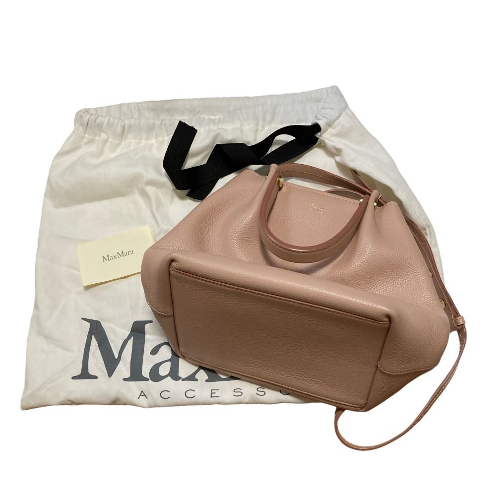 美品 Max Mara マックスマーラ アニータ レザー 2WAY ショルダーバッグ 