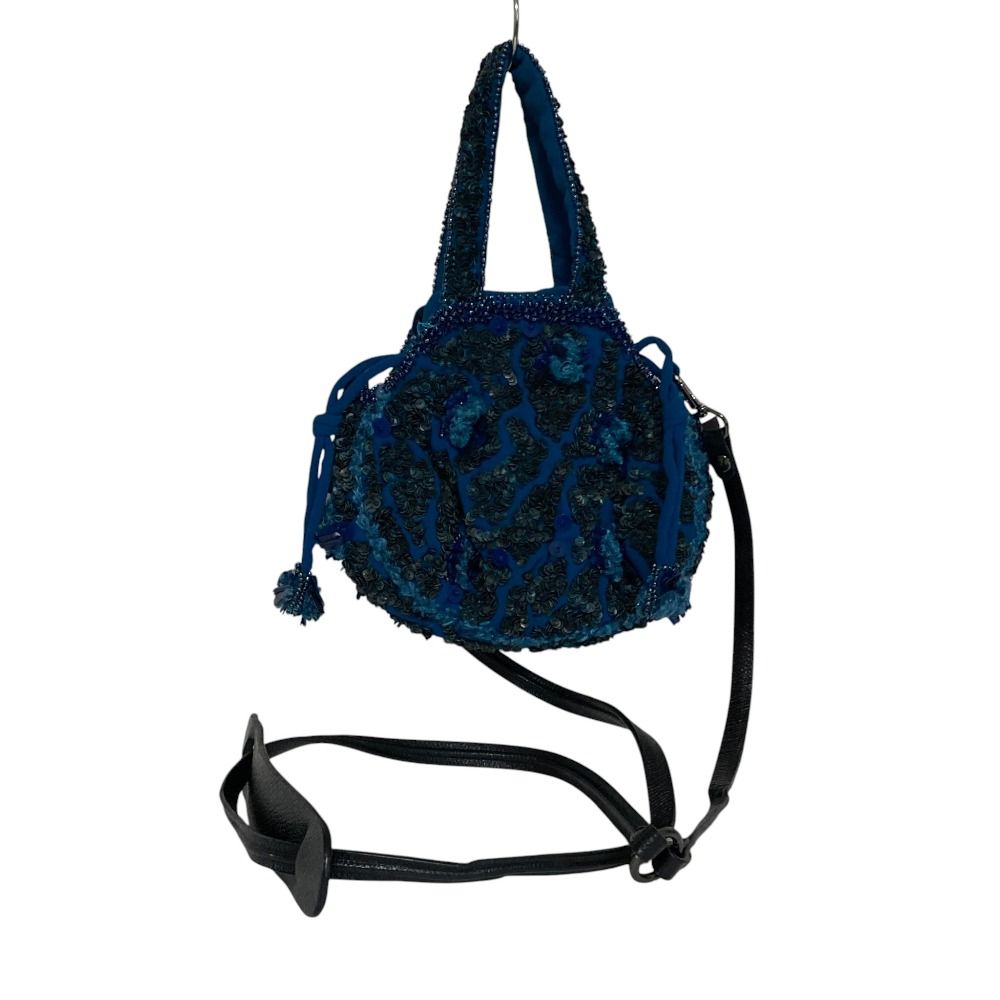 美品 JAMIN PUECH ジャマンピュエッシュ ビジュー 2Way ショルダー