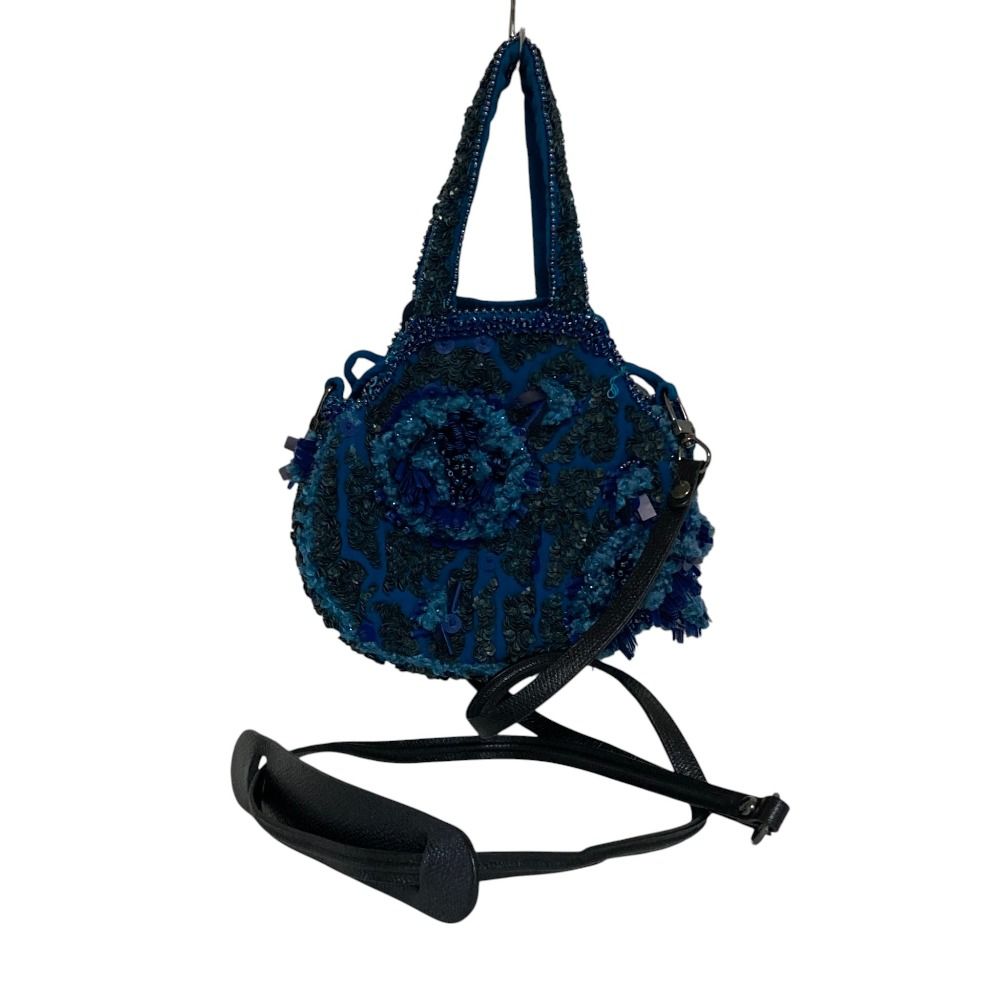 美品 JAMIN PUECH ジャマンピュエッシュ ビジュー 2Way ショルダー
