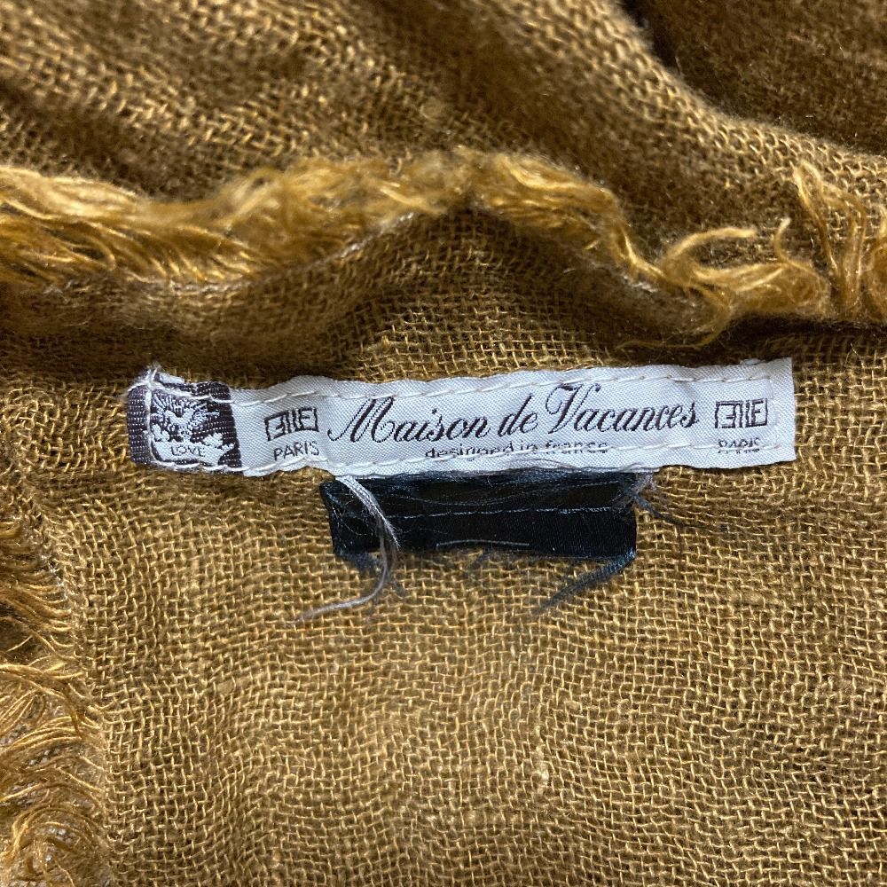 レディース 良品 Maison de Vacances メゾンドバカンス 大判ストール