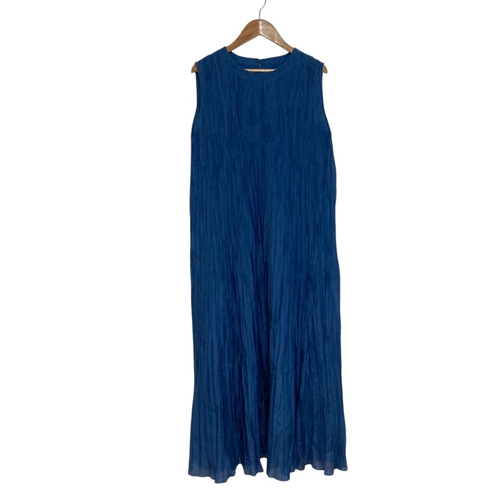 美品 24SS ANAYI アナイ シルクコットンローンプリーツワンピース