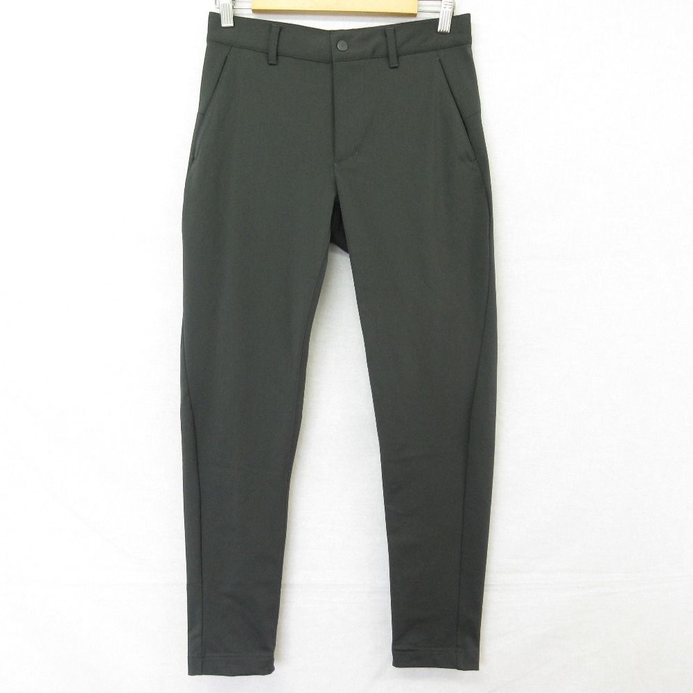 美品 TFW49 ティーエフダブリューフォーティーナイン ANKLE SLIM PANTS スリムパンツ ゴルフウェア T072210002 サイズS カーキ メンズ 古着 中古 USED
