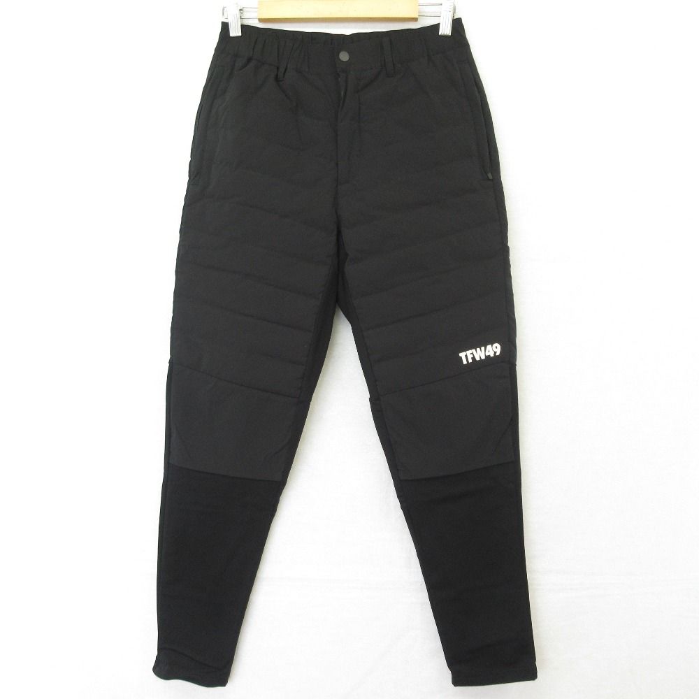良品 TFW49 SHIELD WARMER DOWN PANTS シールドウォーマー ダウンパンツ T072220009 Sサイズ ブラック メンズ 古着 中古 USED